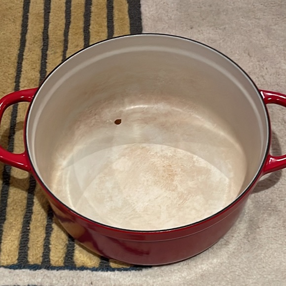 Fontignac 5.5-quart Qt Cast Iron Dutch Oven Red France - Picture 4 of 6